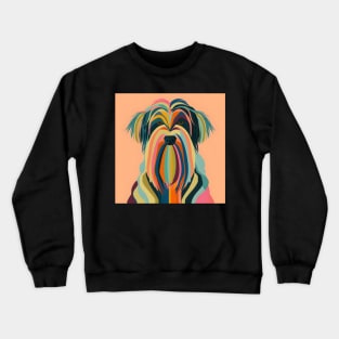 Briard in 80's Crewneck Sweatshirt